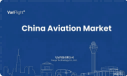 airplane taking off against the flag China
