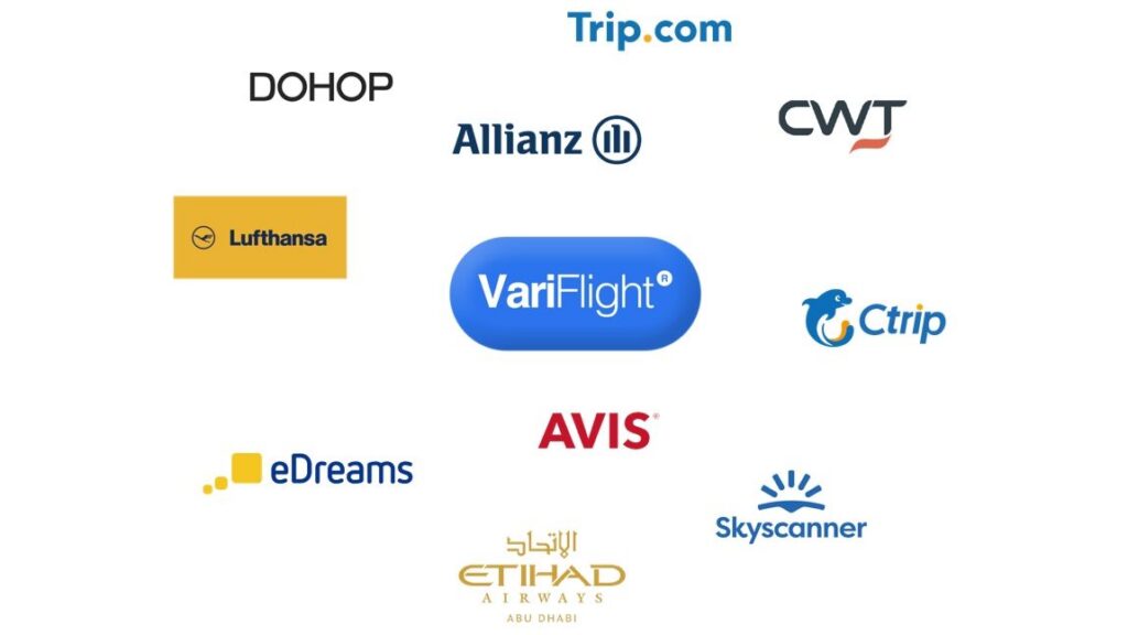VariFlight flight status API partners